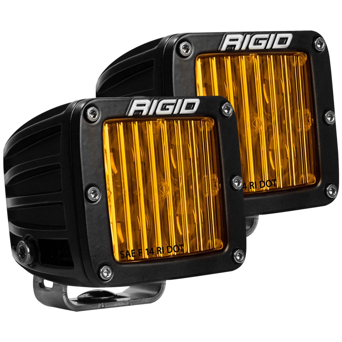 RIGID Industries SAE Fog Light D-Series Pro, Pair, Amber