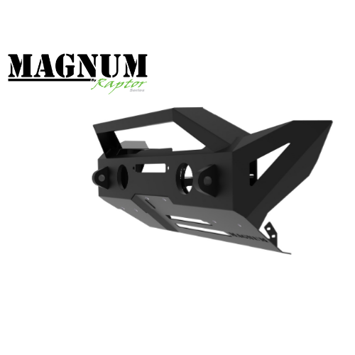 Raptor Series Magnum Front Winch Stubby Bumper, 2018-2021 Jeep Wrangler JL/2020-2021 Jeep Gladiator FBM22JPN-RT