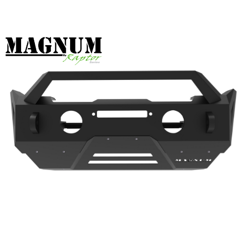 Raptor Series Magnum Front Winch Stubby Bumper, 2018-2021 Jeep Wrangler JL/2020-2021 Jeep Gladiator FBM22JPN-RT