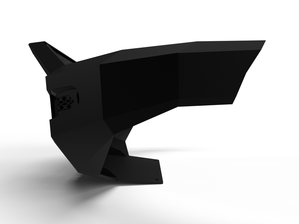 ICI AL-FBM11DGN-RT Aluminum Front Bumper, Dodge Ram Rebel, 2015-2018, Side View