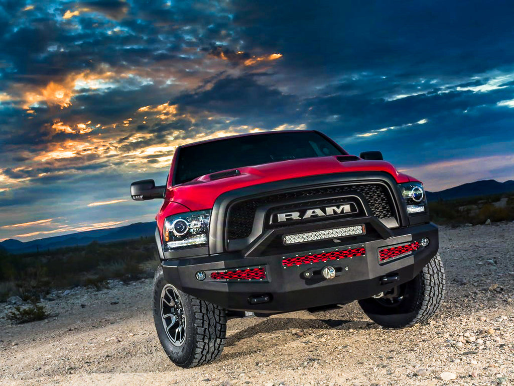ICI AL-FBM11DGN-RT Aluminum Front Bumper, Dodge Ram Rebel, 2015-2018