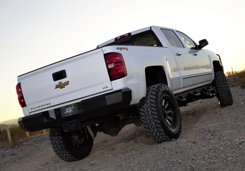 ICI AL-RBM95CHN Aluminum Rear Bumper, Chevrolet Silverado 1500, 2015-2019