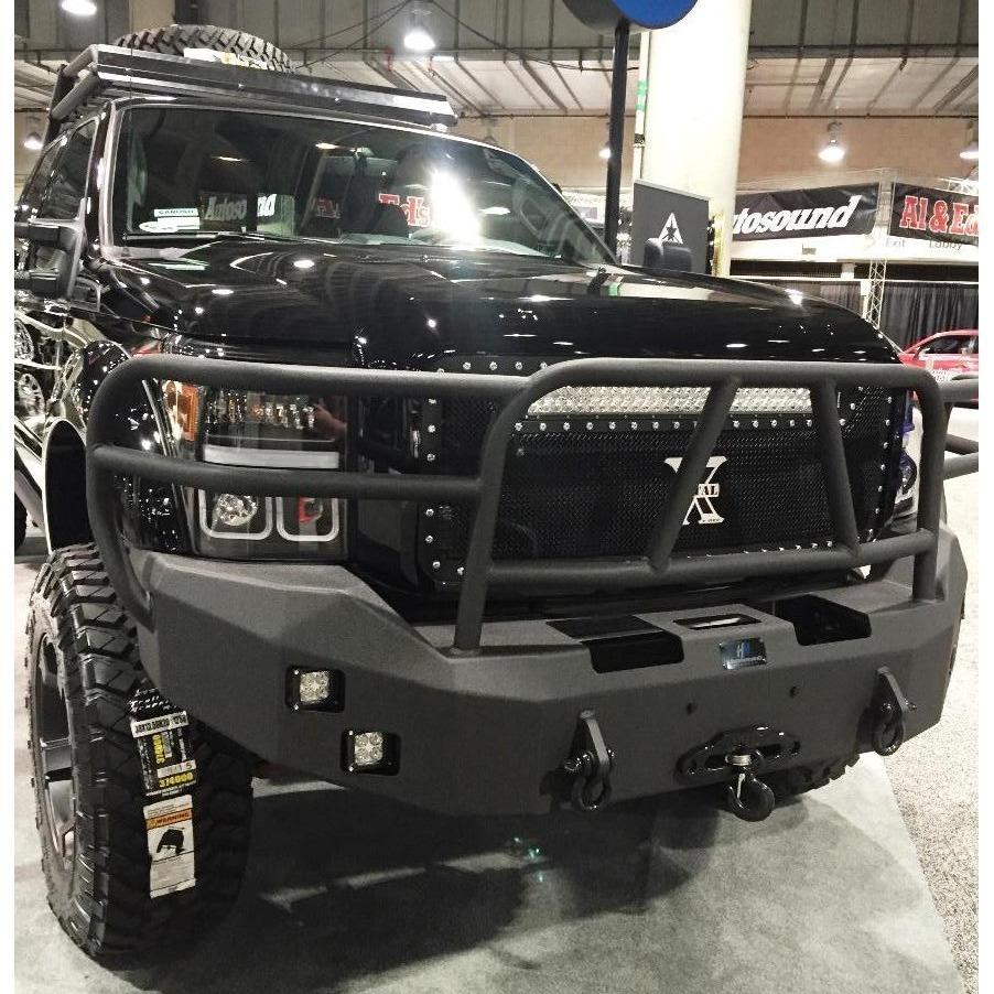 HammerHead 600-56-0056 X-Series Full Brushguard Winch Front Bumper Ford F250-550 2011-2016