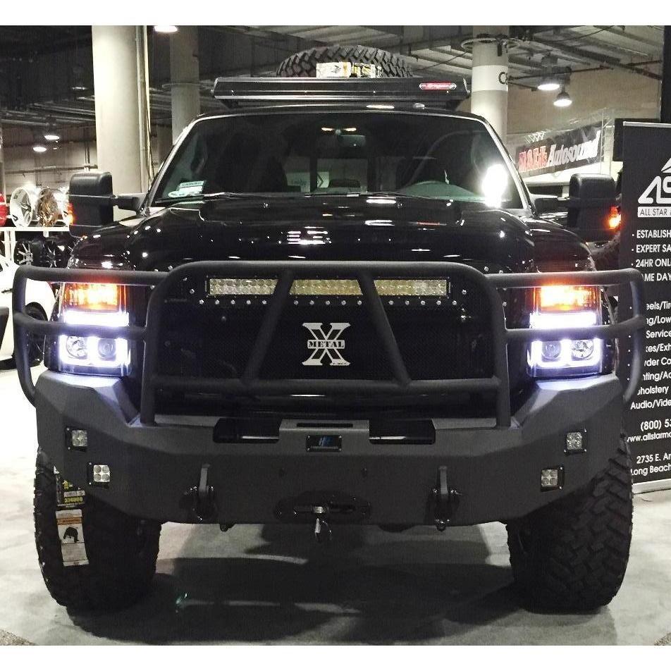 HammerHead 600-56-0056 X-Series Full Brushguard Winch Front Bumper Ford F250-550 2011-2016