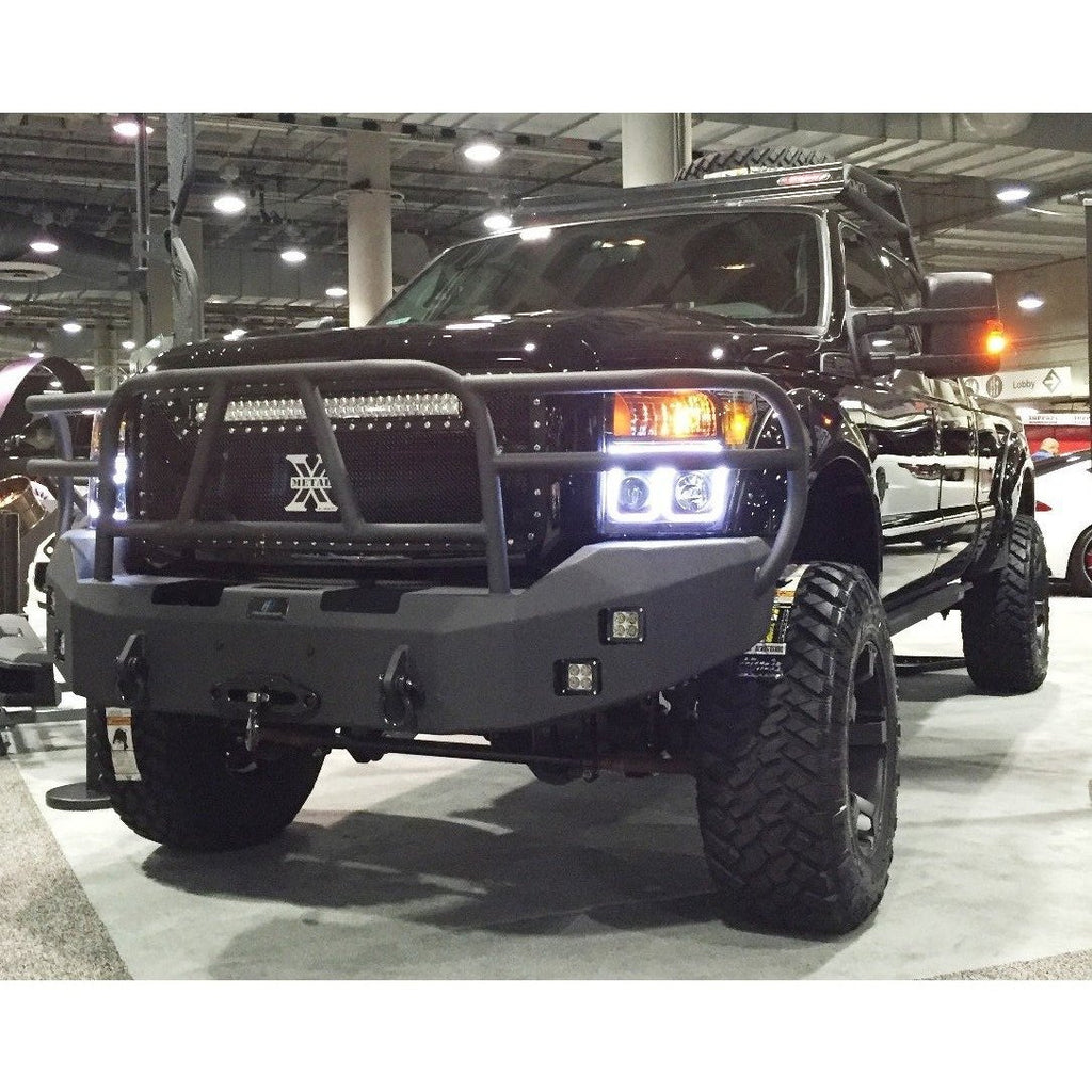 HammerHead 600-56-0056 X-Series Full Brushguard Winch Front Bumper Ford F250-550 2011-2016