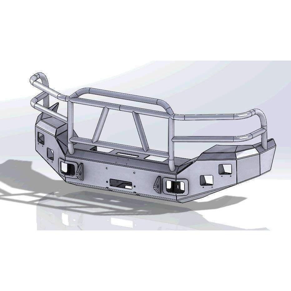 HammerHead 600-56-0059 X-Series Full Brushguard Winch Front Bumper 2005-2007 Ford F250-550; 2005-2007 Ford Excursion