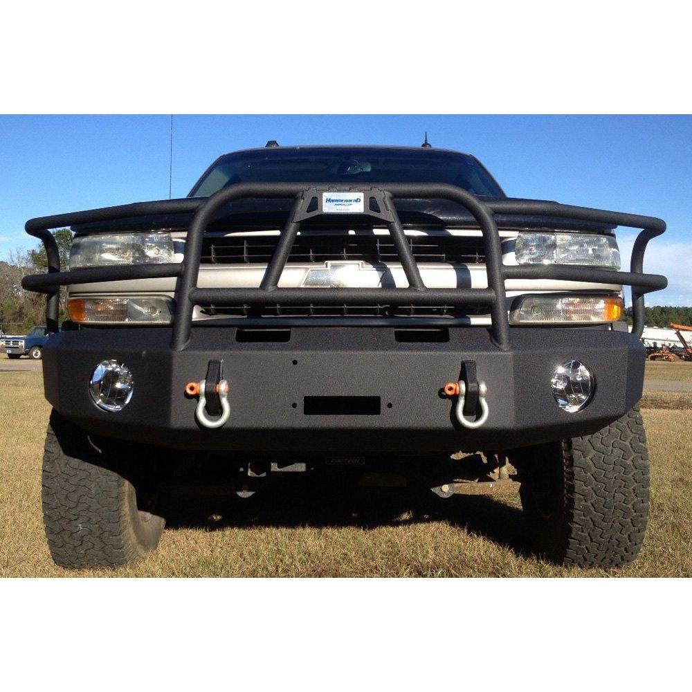 HammerHead 600-56-0110 X-Series Full Brushguard Winch Front Bumper 1999-2002 Chevrolet Silverado 1500; 2001-2006 Chevrolet Tahoe/Suburban