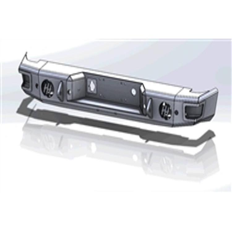 HammerHead 600-56-0177 Rear Bumper Chevrolet/GMC 2500-3500 with Sensors 2007-2010