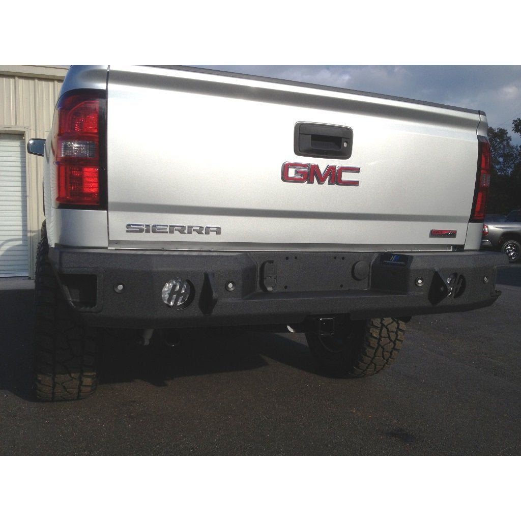 HammerHead 600-56-0222 Rear Bumper Chevrolet/GMC 1500 with Sensors 2014-2018