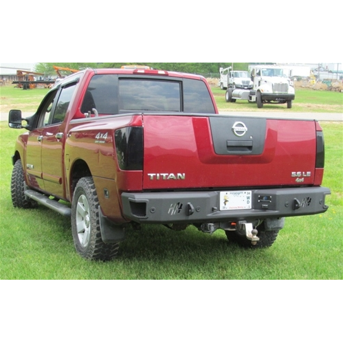 HammerHead 600-56-0256 Rear Bumper Nissan Titan with Sensors 2010-2015