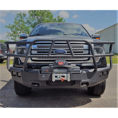 HammerHead 600-56-0317 (With Winch Tray) X-Series Full Brushguard Front Bumper Ford F150 ECO-BOOST 2011-2014