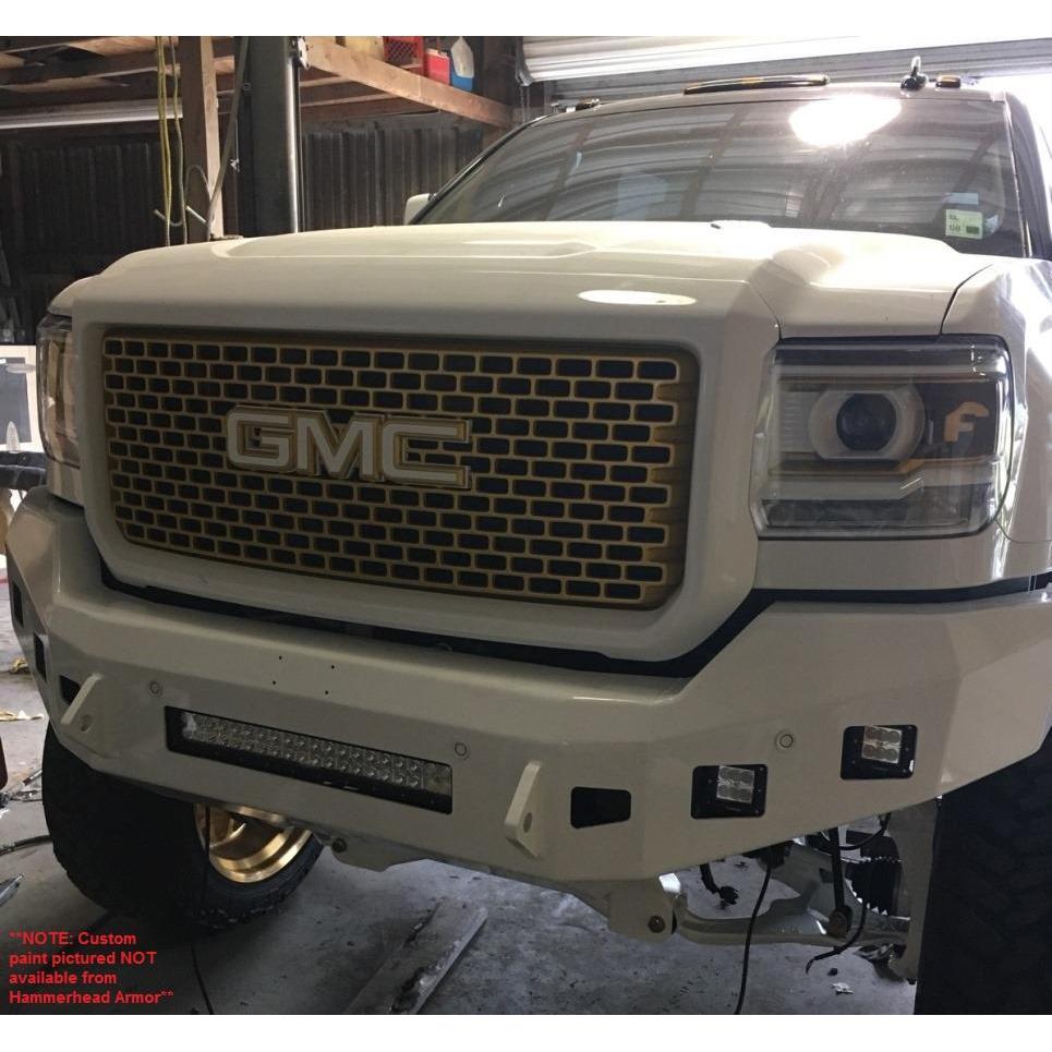 HammerHead 600-56-0416 Low Profile No Brushguard Front Bumper GMC 2500-3500 2015-2019