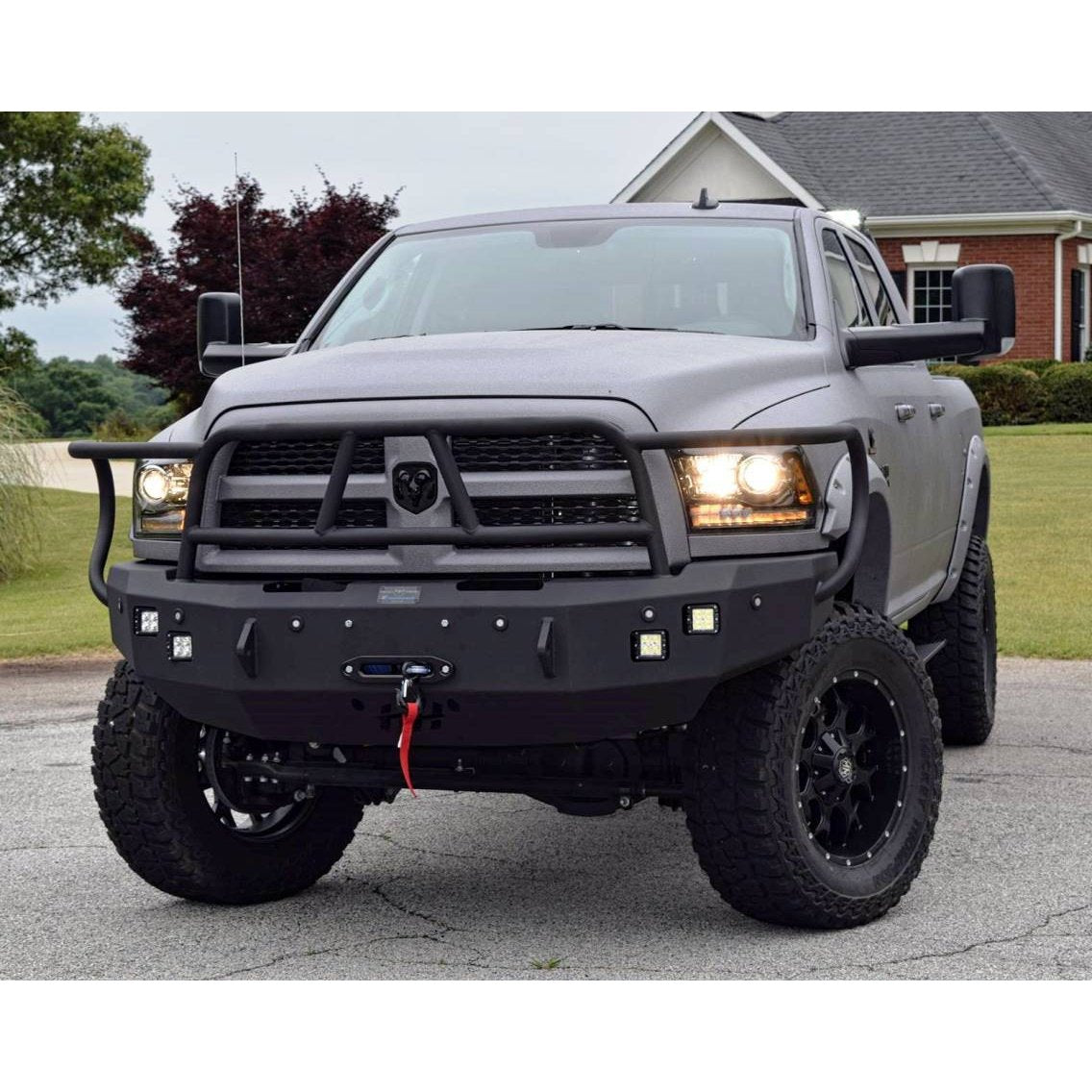 HammerHead 600-56-0433 X-Series Full Brushguard Winch Front Bumper Dodge 2500-5500 2010-2018