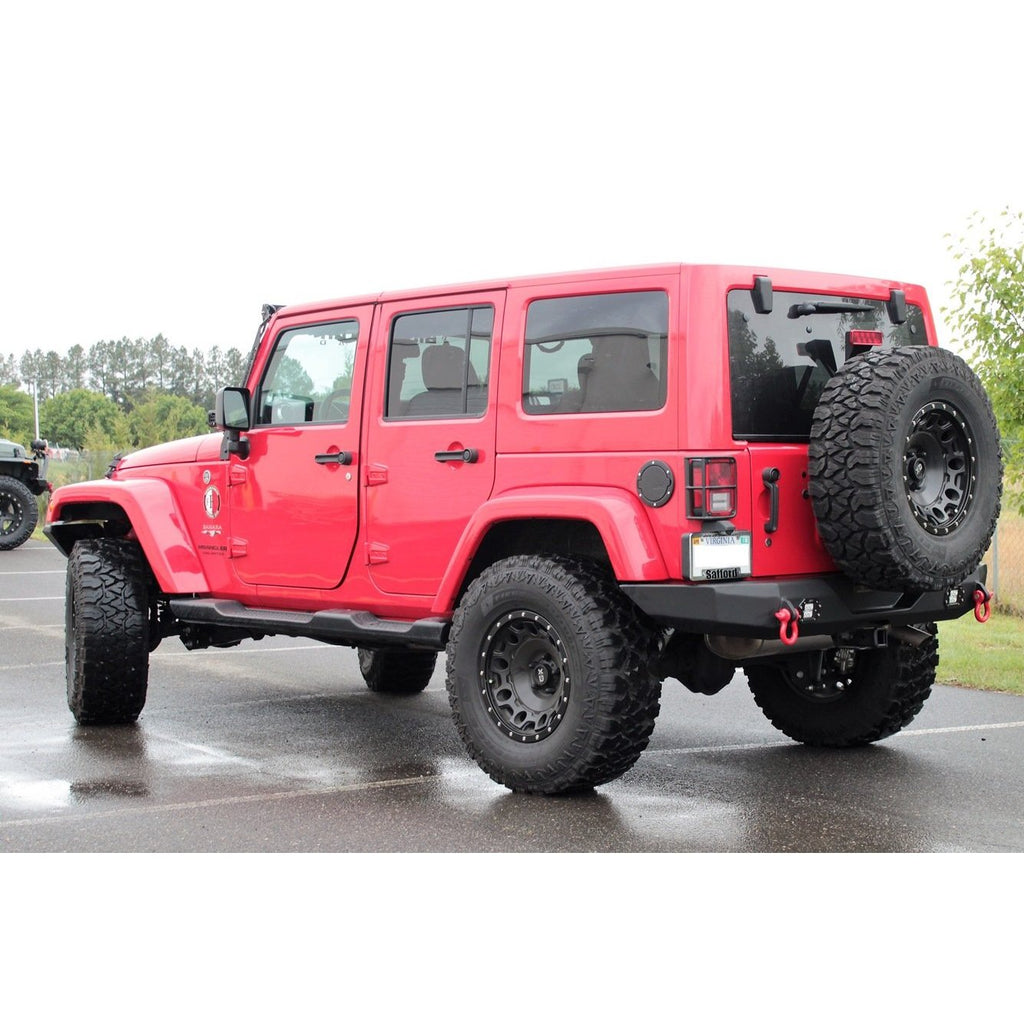 HammerHead 600-56-0496 Rear Bumper Jeep Wrangler JK Flush Mount 2007-2017