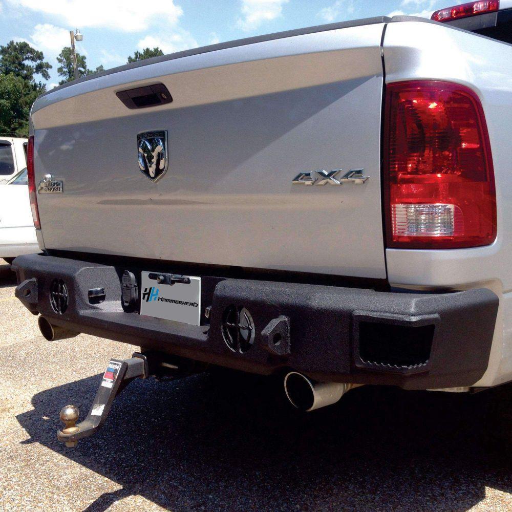 MBI AUTO - Steel Chrome, Rear Step Bumper Assembly for 2009-2018 Dodge RAM 1500 w/Single Exhaust, CH1103117, Bumper Covers - Canada MBI AUTO - Steel Chrome, Rear Step Bumper Assembly for 2009-2018 Dodge RAM 1500 w/Single Exhaust, CH1103117, Bumper Covers - Canada