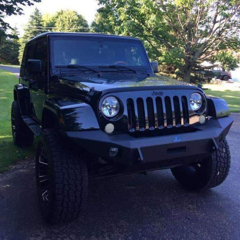HammerHead 600-56-0652 Full Width No Brushguard Winch Front Bumper Jeep JK 2007-2017