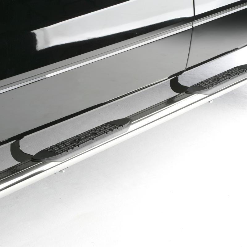 ICI 4" Nerf/Oval Step Bar, Ford F150/Super Duty Crew Cab, Stainless Steel, OVL22FD