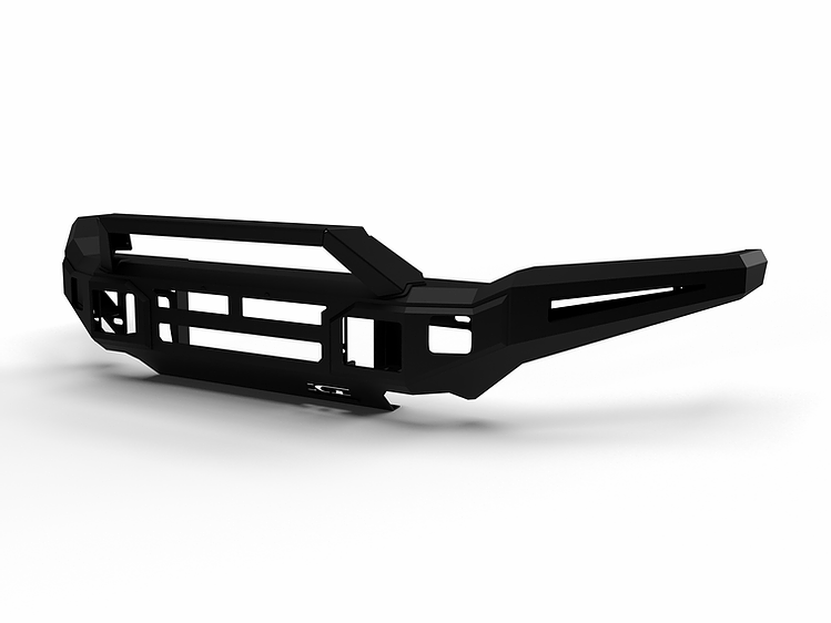 ICI AL-FBM15FDN-RT Aluminum Front Bumper, 18-20 Ford F150/Eco Boost, Angle View