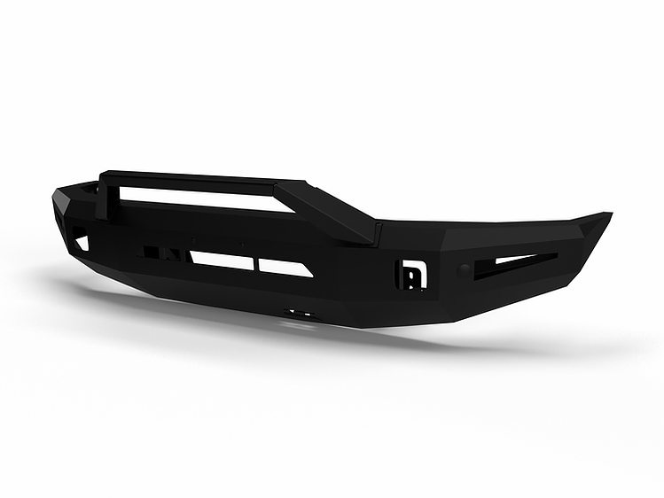 ICI AL-FBM62TYN-RT Aluminum Front Bumper, Toyota Tundra 2014-2020, Angled View