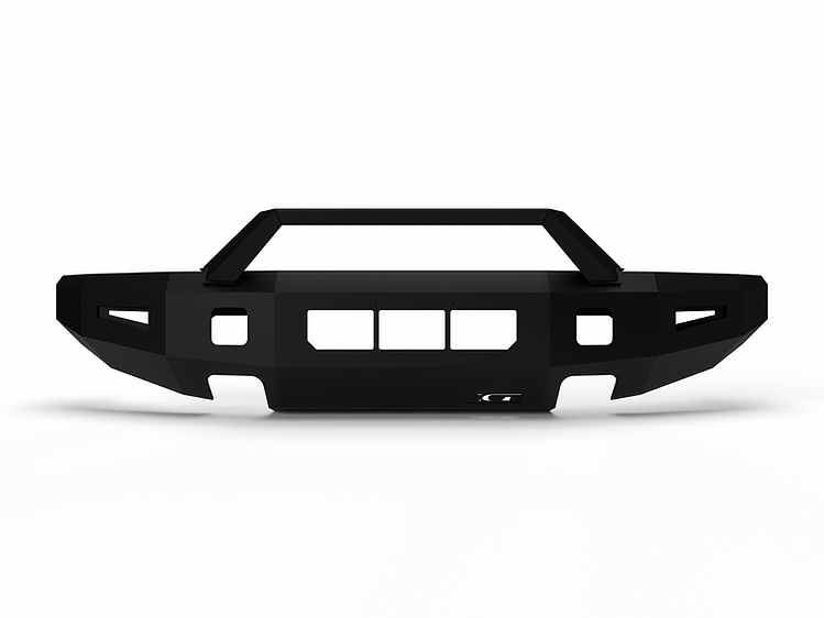 ICI AL-FBM84FDN-RT Aluminum Front Bumper, Ford F150/Eco Boost 2015-2017, Front View