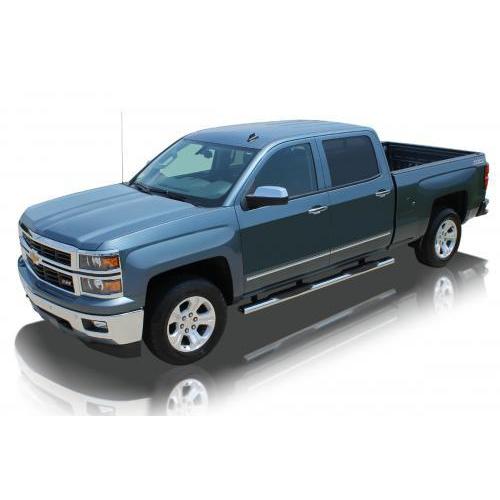 Raptor Series 0801-0302 5" Magnum Straight Oval Step Bars 07-19 Chevy Silverado/GMC Sierra Crew Cab