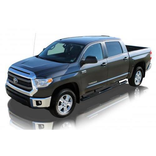 Raptor Series 0804-0079B 5" Magnum Straight Oval Step Bars 07-19 Toyota Tundra Crew Max