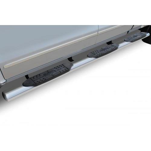 Raptor Series 1002-0137M 5" Oval W2W Step Bars 09-18 Dodge Ram Crew Cab (Rocker Panel Mount)