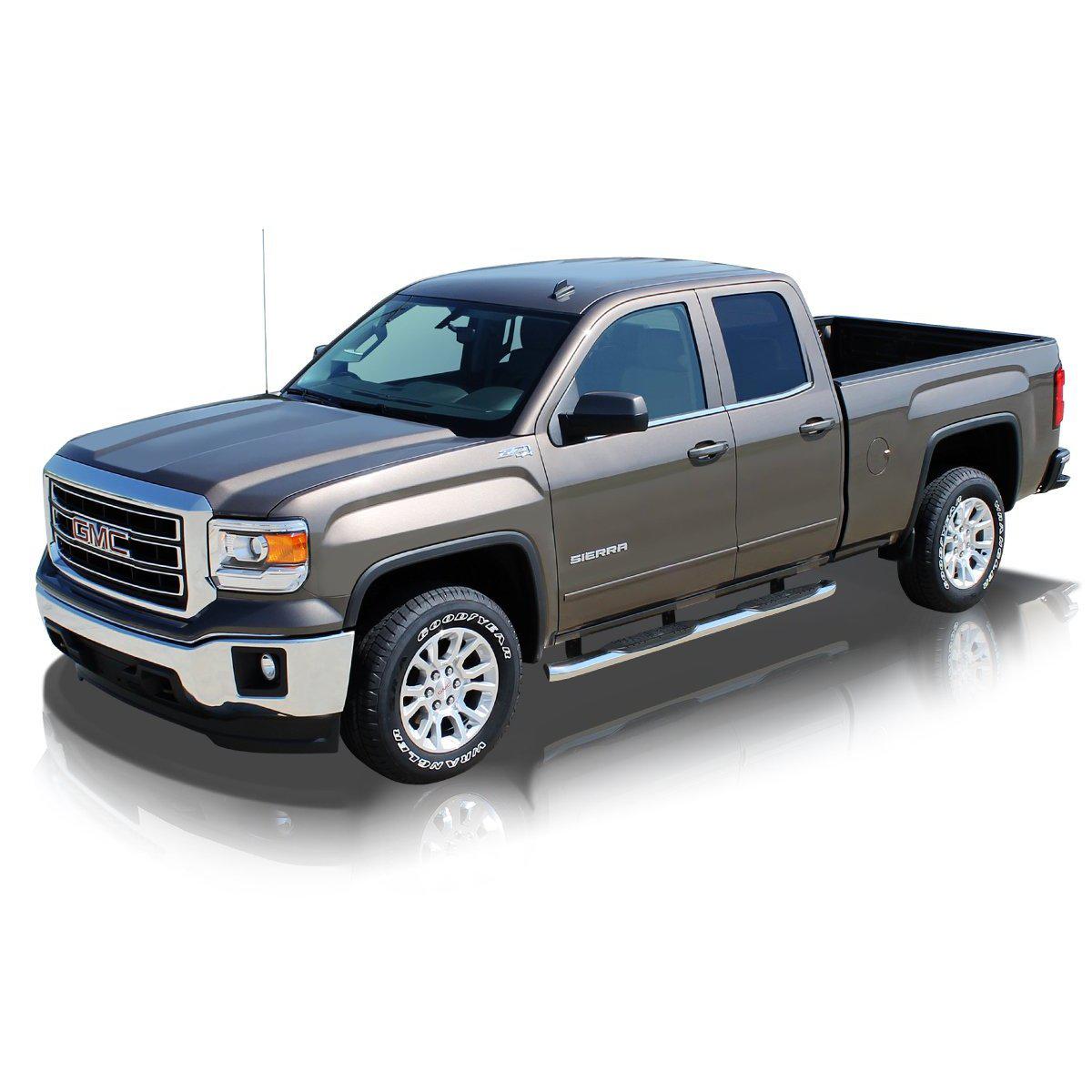 Raptor Series 1501-0592 4" OE Style Curved Oval Step Bars 07-19 Chevrolet/GMC Ext/Double Cab