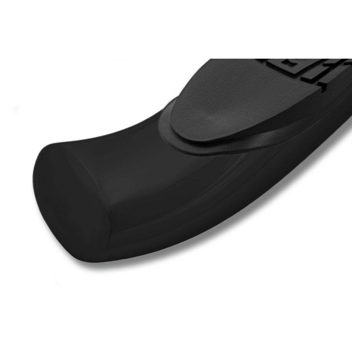 Raptor Series 1502-0648B 4" OE Style Curved Oval Step Bars 2019+ Dodge Ram 1500 Crew Cab