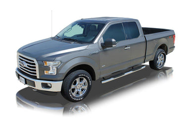 Raptor Series 1603-0360 5" OE Style Curved Oval Step Bars 15-19 Ford F-150 Super Cab; 17-19 Ford F-250/F350 Super Duty Super Cab
