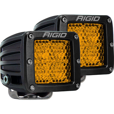 RIGID Industries, Diffused Rear Facing High/Low Surface Mount Amber Pair D-Series Pro