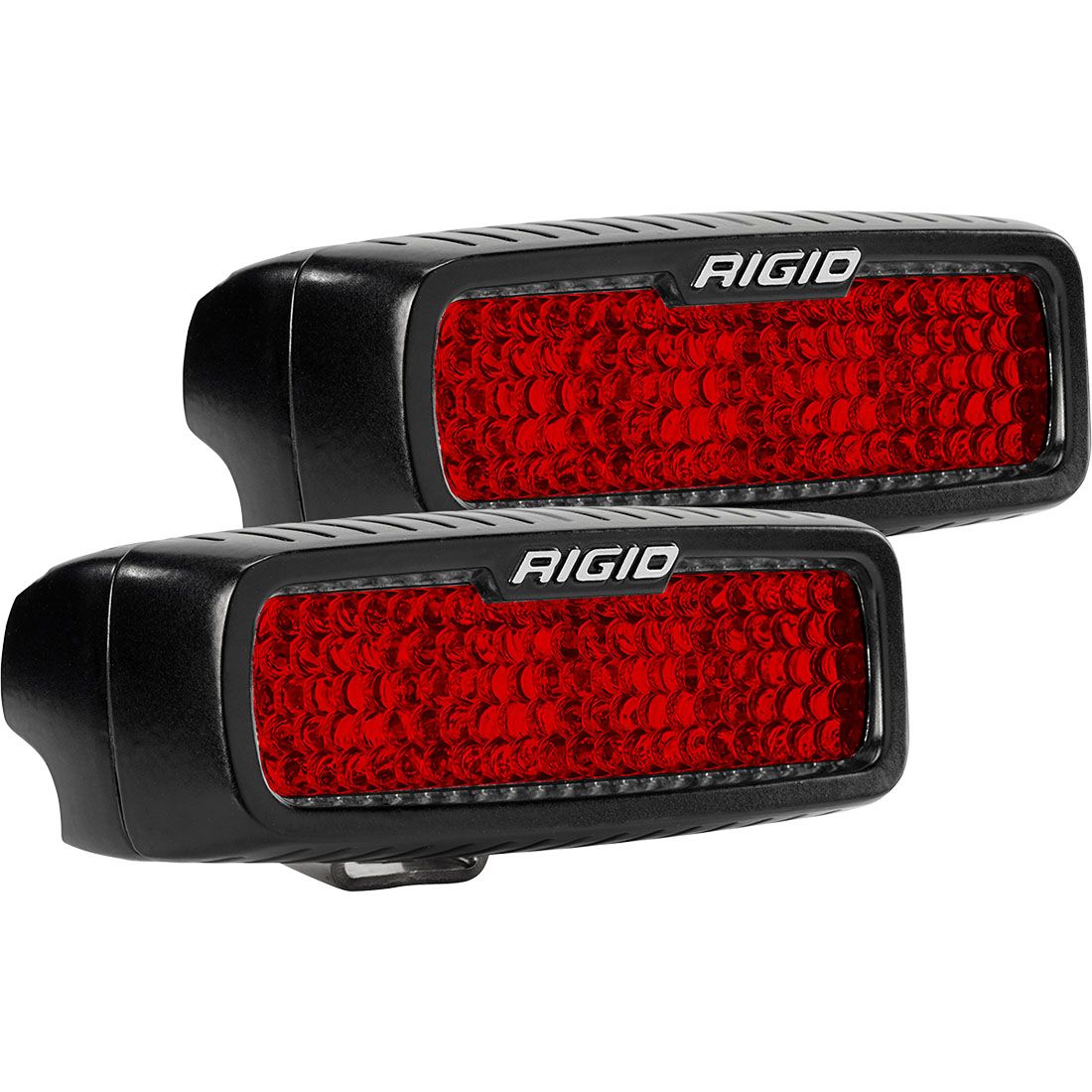 RIGID Industries, Diffused Rear Facing High/Low Surface Mount Red Pair SR-Q Pro
