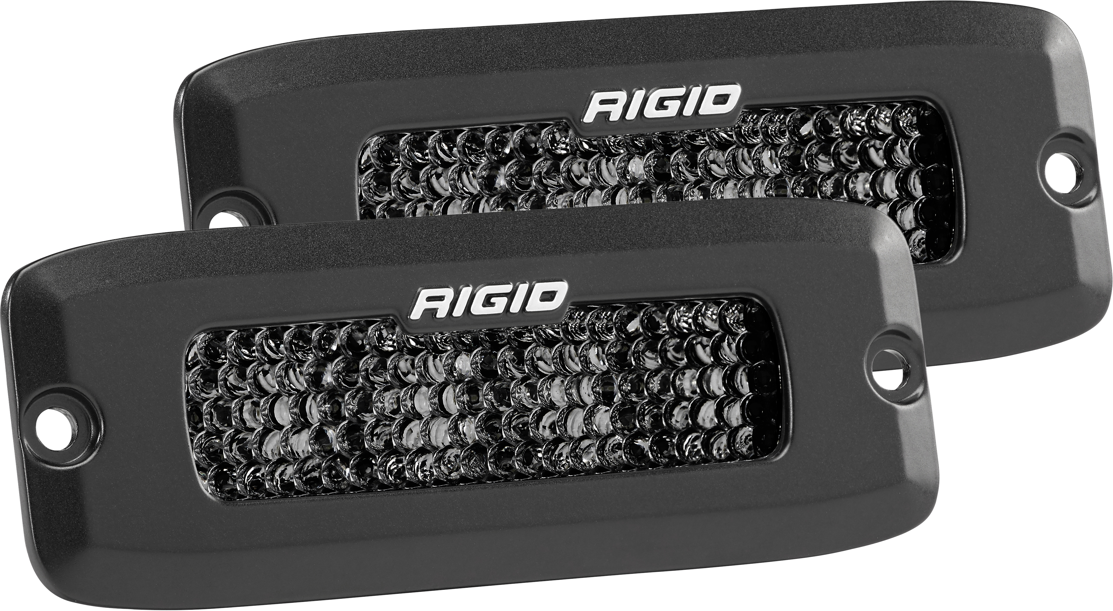 SR-Q Pro Spot Diffused Midnight Flush Mount RIGID Industries, Pair